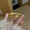 Pulsera de Mahjong Picado Hielo para Mujer 2025 Primavera y Verano Nuevo Diseño Retro Anillo de Mano para Novia
