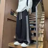 Pantalones deportivos rectos para hombre, nuevo estilo primavera y otoño, pantalones deportivos holgados, pantalones casuales de pierna ancha de moda para adolescentes