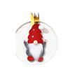 Nuevo juego de cuchillos y tenedores de anciano sin rostro para decoración navideña, bolsa de cuchillos y tenedores de Papá Noel, adornos para la mesa navideña.