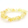 Pulsera de Grava de Cristal Natural Xiyin Transfronteriza de Amazon Ágata Jade Pulsera de Piedra Irregular Joyería al por Mayor