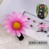Pinzas divertidas para el pelo de brotes de frijol, accesorios para el pelo de puesto de frutas de un yuan del mercado nocturno, pasadores, pequeños adornos de hierba, accesorios para el pelo para atracciones turísticas