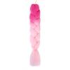 Nueva versión de trenza grande [doble color] Trenza africana sucia peluca trenza cola de caballo fibra química seda de alta temperatura color trenza grande