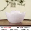 Tarro de lingote de oro cerámico tarro de almacenamiento tarro de pata de gato tarro sellado a prueba de humedad tarro de té adornos creativos huella de pata de mascota lingote