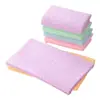 Toalha Quadrada para Lavar Louça com Renda Embossada de Microfibra Urso Macia Absorvente Sem Fiapos Lenço Doméstico Infantil Toalha Pequena