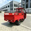 Triciclo a Gasolina de Grado de Exportación con Toldo para el Mercado Africano, Duradero y Resistente al Desgaste, Modelo Rojo para Uso en Obra, de Gasolina Más Vendido