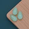 Vidro Imitação Jade Verde Claro Joias Verde Pingente de Cabacinha Jade Branco Lótus Magnólia Colar DIY Pingente de Pulseira