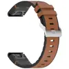 Qingfeng é Adequado para Pulseira de Couro Silicone Garmin Fenix7/8 Pulseira de Couro Instinct3 20/22/26mm