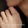 Nuevo Anillo de Perla de Agua Dulce Natural Plata de Ley s925 Versátil Elegante Revela Manos Anillo Abierto de Perlas Finas Ajustable