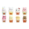 Palomitas de Animales 3D Simuladas Lindas Mascotas Creativas Accesorios DIY Colgante Hecho a Mano Adornos Pequeños de Escritorio Decoraciones