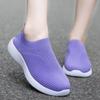 Zapatos de punto de verano para comercio exterior talla grande 35-43 zapatos elásticos de malla zapatos de malla transpirables mujeres