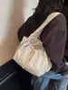 Bolsa Tote Casual con Cordón para Mujer, Nueva Bolsa Trendy Versátil para Debajo del Brazo, Bolsa de Almacenamiento de Gran Capacidad, Bolso de Hombro de Lona para Viajes Diarios