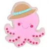 Venta Caliente Transfronteriza LED Parpadeante Dibujos Animados Rosa Zueco Charms para Zapatos DIY En Stock Zapato de Jardín Hebilla Decorativa Personalizada