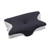 Almohada cervical de espuma viscoelástica de rebote lento de 5 segundos, con diseño biónico zonificado para soporte cervical, adecuada para adultos y diversas posiciones al dormir, disponible ahora