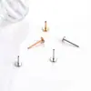 Hensen Acero Inoxidable Múltiples Especificaciones Varilla de Pasador en T 5/6/8/10 mm Longitud de Varilla Pasador de Empuje Accesorios de Joyería para Piercings