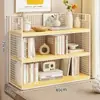 Organizador de escritorio, estantería simple para el escritorio, estante de almacenamiento para escritorios de estudiantes, gabinete de almacenamiento de hierro para libros en dormitorios