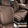 Cojín de Asiento Transpirable Perforado de Alta Calidad en Stock con Reposapiés Extendido y Engrosado, Procesamiento en Lotes Pequeños, Piel Nappa, Procesamiento Libre de Olores