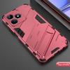 Em estoque para OPPO REALMEC53 capa de telefone de armadura punk REALME c53 suporte capa de telefone