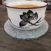 Venta al por mayor de fábrica posavasos de fieltro posavasos creativo absorbente para café antideslizante aislamiento térmico base para taza logo impreso