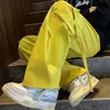 Pantalones Cargo de Verano para Hombre de Cintura Alta Pierna Recta Pierna Ancha Diseño de Nicho Adelgazantes Holgados Casuales Pantalones Largos Cargo de Pierna Ancha