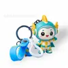 Llavero de Silicona Suave de PVC de Dibujos Animados Figura de Anime Accesorio Corporativo Mascota Colgante Lindo Personalización OEM