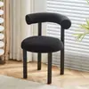 Cadeira de Banheiro Minimalista Moderna com Encosto, Banqueta da Moda para Meninas, Cadeira de Maquiagem para Toucador de Luxo Leve