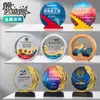 Trofeo Metálico Personalizado Gama Alta Gran Campeón Deportivo Baloncesto Fútbol Billar Honor Conmemorativo Fabricación de Trofeos Creativos