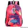 Directo de fábrica Mochila estampada de Frozen mochila de animación para escuela primaria bolsa de dibujos animados con estampado en caliente gran capacidad