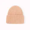 Suministrado Directamente por el Fabricante, Gorro Tejido de Piel de Conejo con Rayas Verticales y Ala Ancha, Nuevo Modelo Transfronterizo, Cálido Sombrero de Moda para Otoño e Invierno que Protege las Orejas