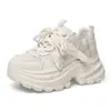 Zapatos de papá con plataforma para mujer, nueva colección otoño 2026, zapatos casuales de moda y versátiles, cómodos y fáciles de usar, zapatillas deportivas