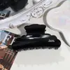 Pinza para el pelo de estilo coreano simple con diseño de mármol y degradado para recogidos en la nuca, Pinza de tiburón con encaje, Accesorio para el pelo Pinza para el pelo ovalada