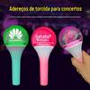 Entrega Direta da Fábrica Concerto Dmx Controle Remoto 15 Cores Acrílico Luminoso Rotativo Cor Gradiente Suporte Bola de Luz de Mão Atacado