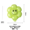 Nezha Sosteniendo Globos de Dibujos Animados en el Puesto del Mercado Nocturno, Globos de Papel de Aluminio para Niños, Artículos Pequeños para Venta Ambulante