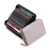 Nuevo Tarjetero Billetera para Monedas para Mujer Compacto Gran Capacidad Múltiples Ranuras para Tarjetas Tarjetero Ultradelgado Simple Color Sólido Licencia de Conducir para Hombre