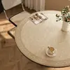 Novo Jogo Americano Redondo Estilo Chinês Impermeável e à Prova de Óleo Toalha de Mesa Não Lavável Isolamento Térmico e Anti-escaldante Jogo Americano Redondo para Mesa de Centro Jogo Americano Antigo para Mesa de Jantar