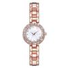 Explosiones Transfronterizas Celebridad en Línea Reloj Femenino en Vivo Drenaje Moda Esfera de Diamante Simple Esfera Pequeña Reloj para Estudiante