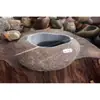 Macetas Pequeñas de Inspiración Zen, Macetas de Piedra, Macetas para Suculentas, Macetas para Juncos, Macetas para Hierba del Dinero, Macetas de Piedra Natural para Acuarios, Macetas Creativas para Narcisos