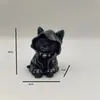 Enfeites de Halloween Gato Preto Magia Escultura de Resina Decoração de Mesa Coruja Fantasma Festa Conjunto de Presentes para Casa