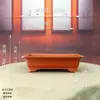 Fábrica de vasos de flor de areia roxa Zhang Zhicheng atacado vaso retangular com pés de nuvem de areia roxa bacia de paisagem de rocha de pilha antiga ZSZ31