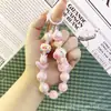 Pupu y Su Pequeño Amigo Mickey Oso Cadena Popular Linda para Teléfono Móvil Llavero Colgante para Bolso Accesorios al por Mayor