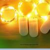 Amarelo quente 1 metro LED fio de cobre corda Tanabata Natal caixa de presente de Natal buquê de bolo duplo onze ponto luzes decorativas