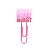 Clips Decorativos de PVC de Reno Navideño Clips para Papel de Oficina Clips Marcadores de Página Clips Creativos para Cuaderno DIY