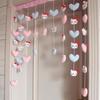 Cortina decorativa para puerta con diseño de perro Jade Gui Love Children, para dormitorio, cocina, entrada, cortina colgante, media cortina con forma de corazón para niña