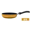 Xj04 Olla para Suplemento Alimenticio Infantil Mini Olla Pequeña para Niños Olla para Aceite Caliente Sartén Antiadherente Sartén Plana Sartén para Freír Desayuno Pollo Frito