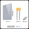 Interruptor Inteligente Táctil Wifi Tuya Fuego Único/Cero Fuego Control por Voz Alexa Google Control Remoto del Hogar Control de Luz