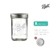 Recipiente de Armazenamento de Vidro Tipo Mason Jar Atacado Transfronteiriço Mais Vendido na Amazon Pote de Armazenamento de Vidro Multiespecificação com Tampa de Alumínio Selada
