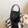 Bolso Cubo Coreano Transfronterizo Modelo Nuevo 2026 para Mujer, Bolso de Mano de Moda Texturizado Simple Versátil de Verano, Bolso de Hombro, Bolso Cruzado