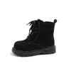 Botas Martin para Niños 2026 Versión Coreana Nuevo Estilo Otoño/Invierno Botas Retro de Caña Baja para Niñas Botas Cortas Británicas para Niños Venta al por Mayor