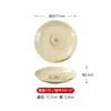 Juego de Vajilla de Melamina de Alta Gama Imitación Porcelana Restaurante de Hot Pot y Barbacoa Estilo Japonés Crema Plato para Tripas Plato para Aceite Tazón de Arroz Comercial