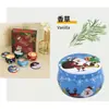Latas de Lata de Vela de Aromaterapia Criativa Transfronteiriça para Venda por Atacado Jishe Fragrância para Casa Lembrança Desodorizante Ornatos para Quarto