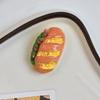 Han Feng Broche de Hamburguesa de Simulación Lindo Ins Estilo Insignia Pin Ropa Bolsa Niños Divertido Dulce Accesorios Pareja
